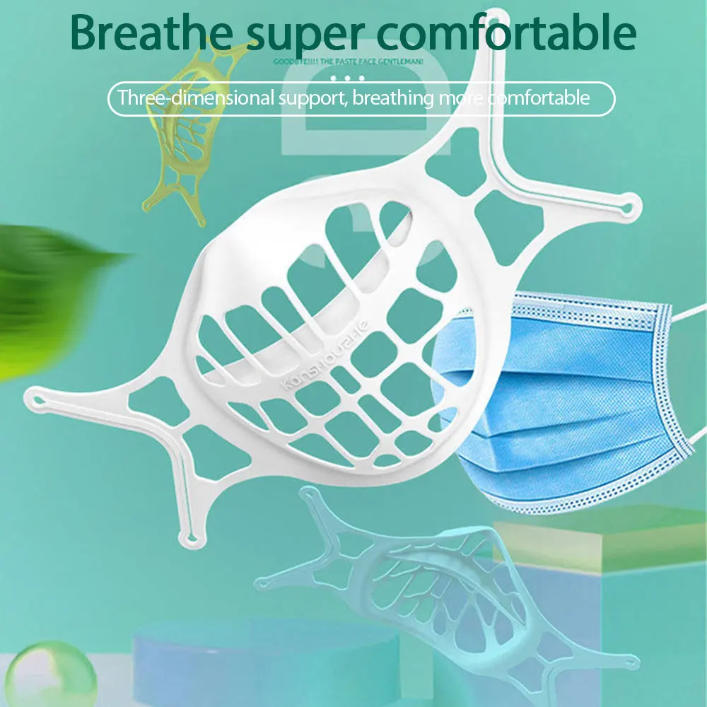 10pcs New Silicone Mask Holder, 3D Mask Inner Support With Ear Hook, Anti-dropping And Anti-boring
10pcs New Silicone Mask Holder, 3D Mask Inner Support With Ear Hook, Anti-dropping And Anti-boring