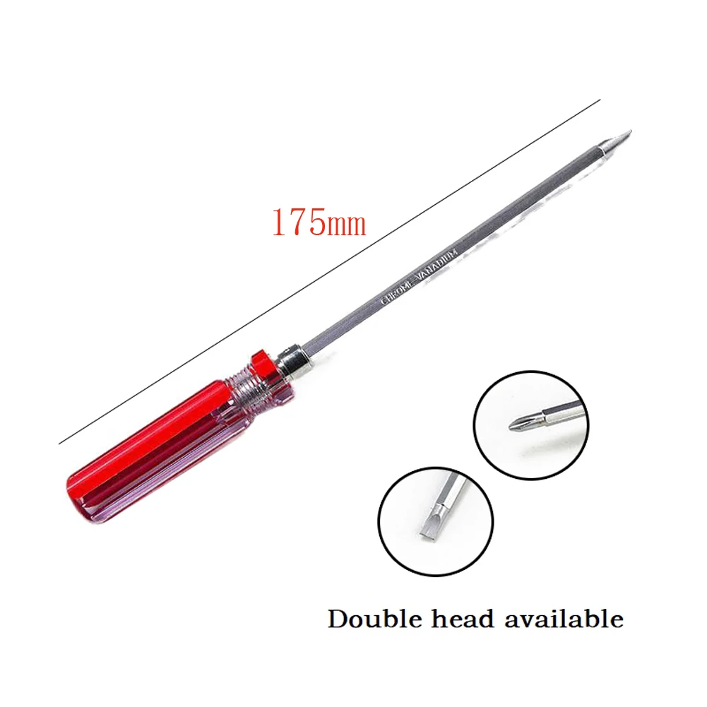 1pcs 5mm Double Head Phillips Slotted Screwdriver Tip Screw Driver Nutdrivers 230mm Cross Flat Screwdrivers Hand Repair Tool
1pcs 5mm Double Head Phillips Slotted Screwdriver Tip Screw Driver Nutdrivers 230mm Cross Flat Screwdrivers Hand Repair Tool