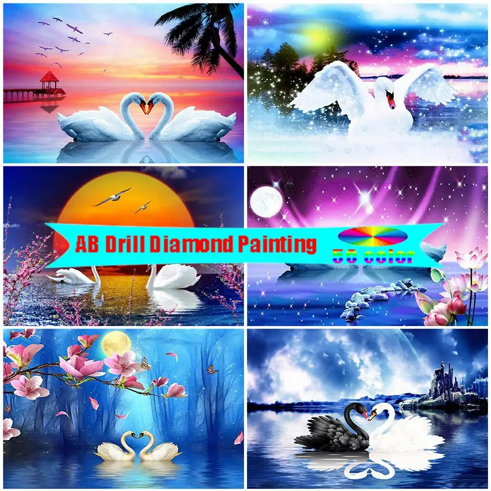 Алмазная вышивка «сделай сам», картина с квадратными стразами в виде животных, лебедь, картина Стразы 5D, настенное украшение
Алмазная вышивка «сделай сам», картина с квадратными стразами в виде животных, лебедь, картина Стразы 5D, настенное украшение