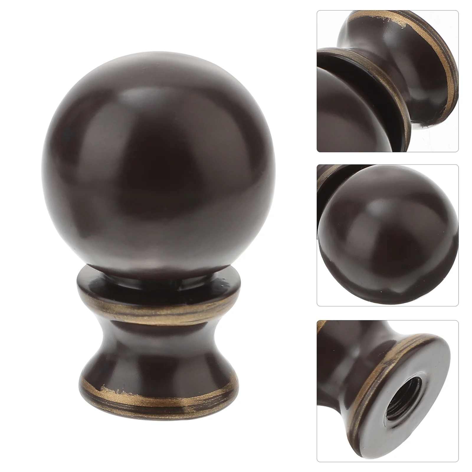 2 Pcs Lamp Finials Brass Lampshade Shades Floor Topper Golf Decor Table Caps Holder
2 Pcs Lamp Finials Brass Lampshade Shades Floor Topper Golf Decor Table Caps Holder