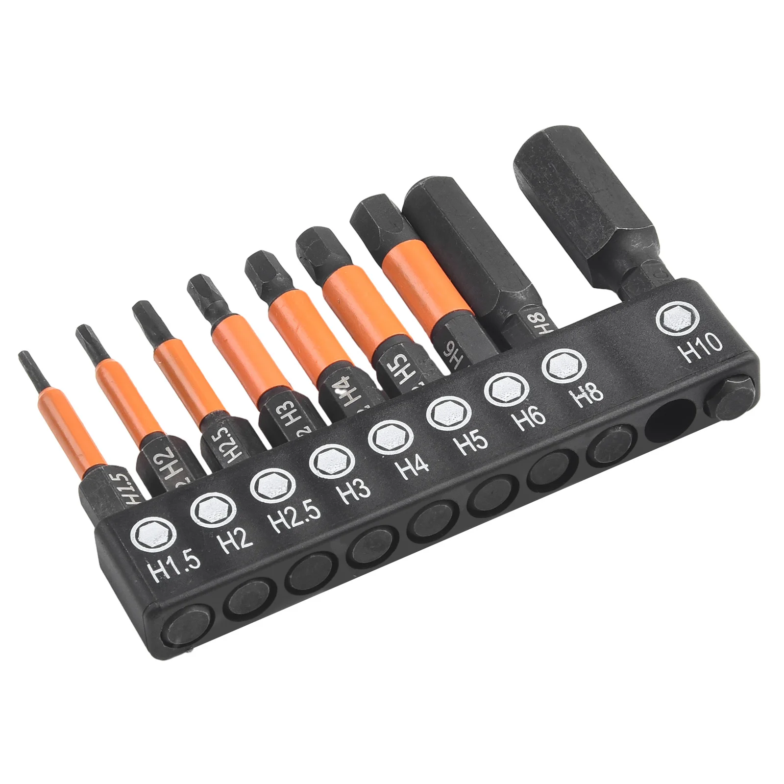 Electric Screwdriver Screwdriver Bits DIY Home Projects 50mm Length 9pcs Set Alloy Steel Black H1.5-H10 Hex Screwdriver Bit None
Electric Screwdriver Screwdriver Bits DIY Home Projects 50mm Length 9pcs Set Alloy Steel Black H1.5-H10 Hex Screwdriver Bit None