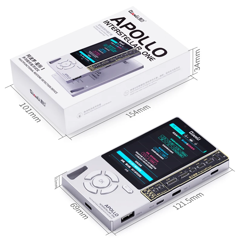 Qianli Apollo 6in1 Photosensitive Original Color Data Line Detection Battery Read Write For iPhone 7 8 Plus XS Max XR 11 ProMax
Qianli Apollo 6in1 Photosensitive Original Color Data Line Detection Battery Read Write For iPhone 7 8 Plus XS Max XR 11 ProMax