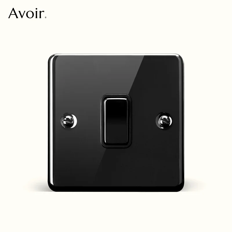 Avoir Lighting Push Button Switch 2 Way Electrical Socket Black Stainless Steel Panel 146 Type Dual UK Universal Standard Outlet
Avoir Lighting Push Button Switch 2 Way Electrical Socket Black Stainless Steel Panel 146 Type Dual UK Universal Standard Outlet