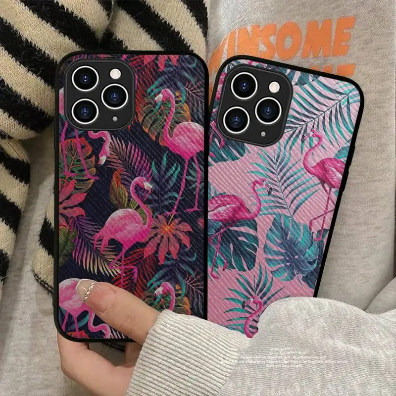 Pink Flamingo Phone Case Hard Leather Case for iPhone 11 12 13 Mini Pro Max 8 7 Plus SE 2020 X XR XS Coque
Pink Flamingo Phone Case Hard Leather Case for iPhone 11 12 13 Mini Pro Max 8 7 Plus SE 2020 X XR XS Coque