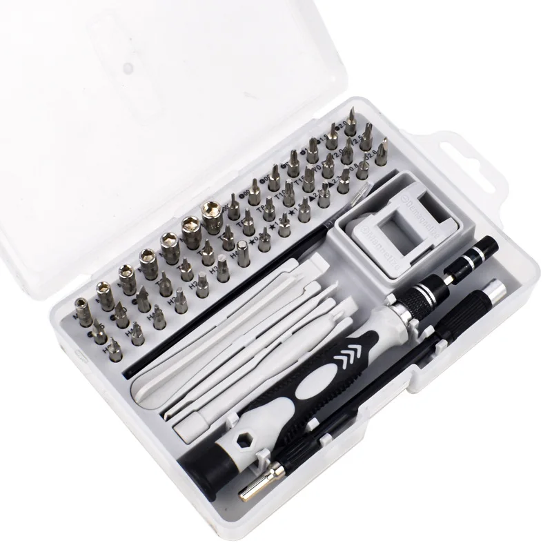 52 In 1 Multi-purpose Chrome Vanadium Steel Screwdriver Set Watch Mobile Phone Computer Notebook Disassembly and Repair Tool
52 In 1 Multi-purpose Chrome Vanadium Steel Screwdriver Set Watch Mobile Phone Computer Notebook Disassembly and Repair Tool