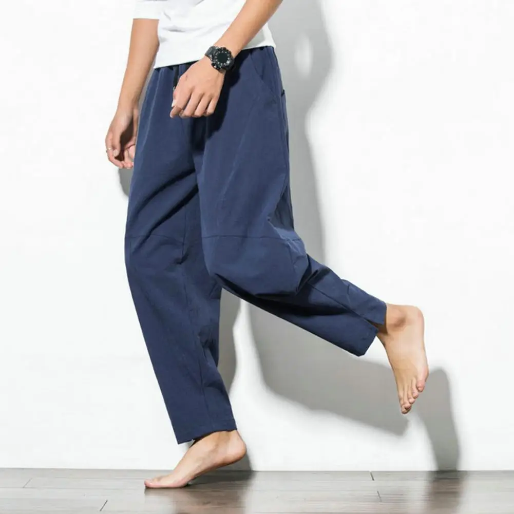 Chic Harem Pants Casual Soft Sweatpants Men Trousers Elastic Waist Simple Style Men Harem Pants for Home
Chic Harem Pants Casual Soft Sweatpants Men Trousers Elastic Waist Simple Style Men Harem Pants for Home