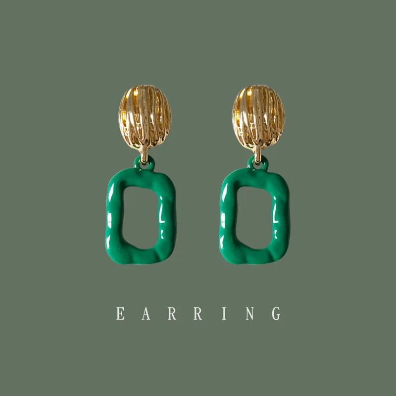 French Superior 925 Silver Needle Geometric Rectangular Long Evening Earrings for Woman Summer New Green Earbobs Elegant Eardrop
French Superior 925 Silver Needle Geometric Rectangular Long Evening Earrings for Woman Summer New Green Earbobs Elegant Eardrop