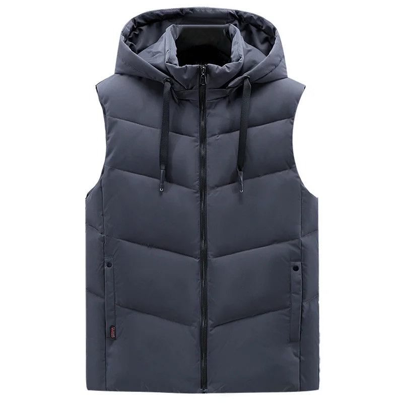 Thick Vest Men's Hooded 2023 New Brand Autumn Winter Sleeveless Jacket Men Warm Cotton Casual Black Waistcoat High Quality
Thick Vest Men's Hooded 2023 New Brand Autumn Winter Sleeveless Jacket Men Warm Cotton Casual Black Waistcoat High Quality