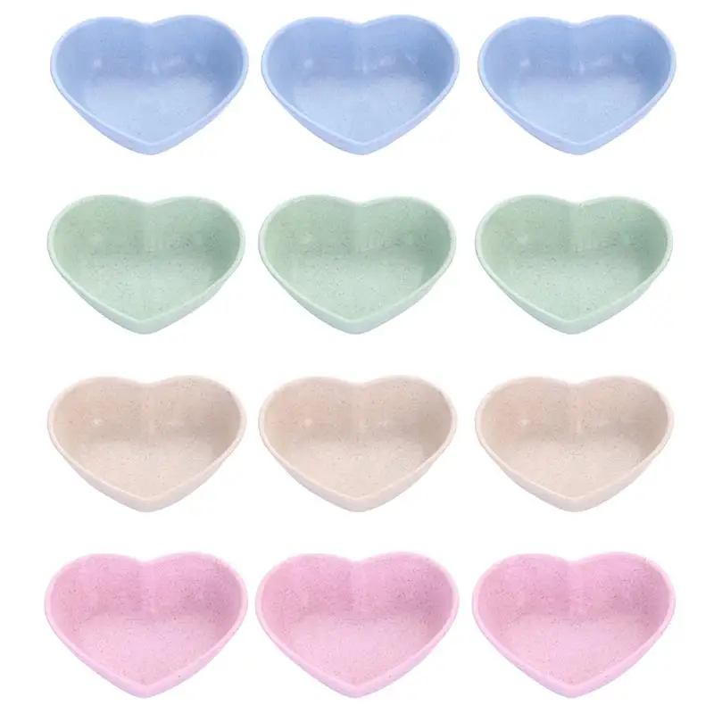 12Pcs Plastic Dipping Dishes Heart Bowls Sauce Dipping Bowls Unbreakable Sauce Dishes Vinegar Dish Soy Sauce Dish Seasoning Bowl
12Pcs Plastic Dipping Dishes Heart Bowls Sauce Dipping Bowls Unbreakable Sauce Dishes Vinegar Dish Soy Sauce Dish Seasoning Bowl