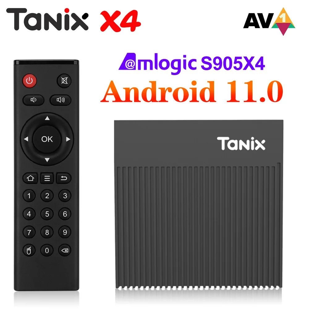 Tanix X4 set top box s905x4 dual band WiFi Bluetooth 4G / 32g Android 11 8K x4pro
Tanix X4 set top box s905x4 dual band WiFi Bluetooth 4G / 32g Android 11 8K x4pro