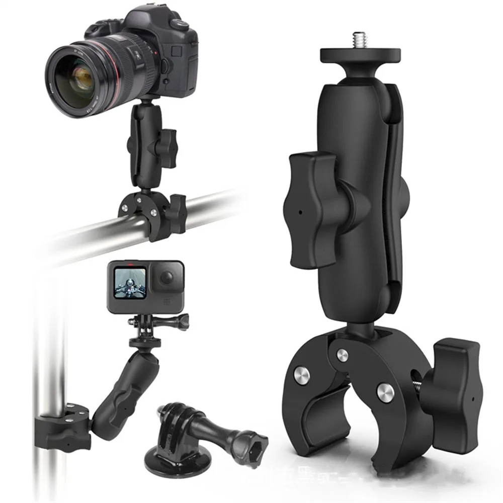 New Magic Arm Clip Articulated Super Clamp with 360°Ball Head Stand for Canon Sony Photography Accessories Action Camera Bracket
New Magic Arm Clip Articulated Super Clamp with 360°Ball Head Stand for Canon Sony Photography Accessories Action Camera Bracket