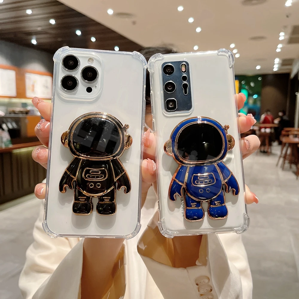 

Astronaut Silicone Case For OPPO F19 F17 AX7 R15 R17 RX17 Neo Pro Plus F19S F15 R15X AX5S A7 AX5 A12E A3s Cover Phone Holder TPU