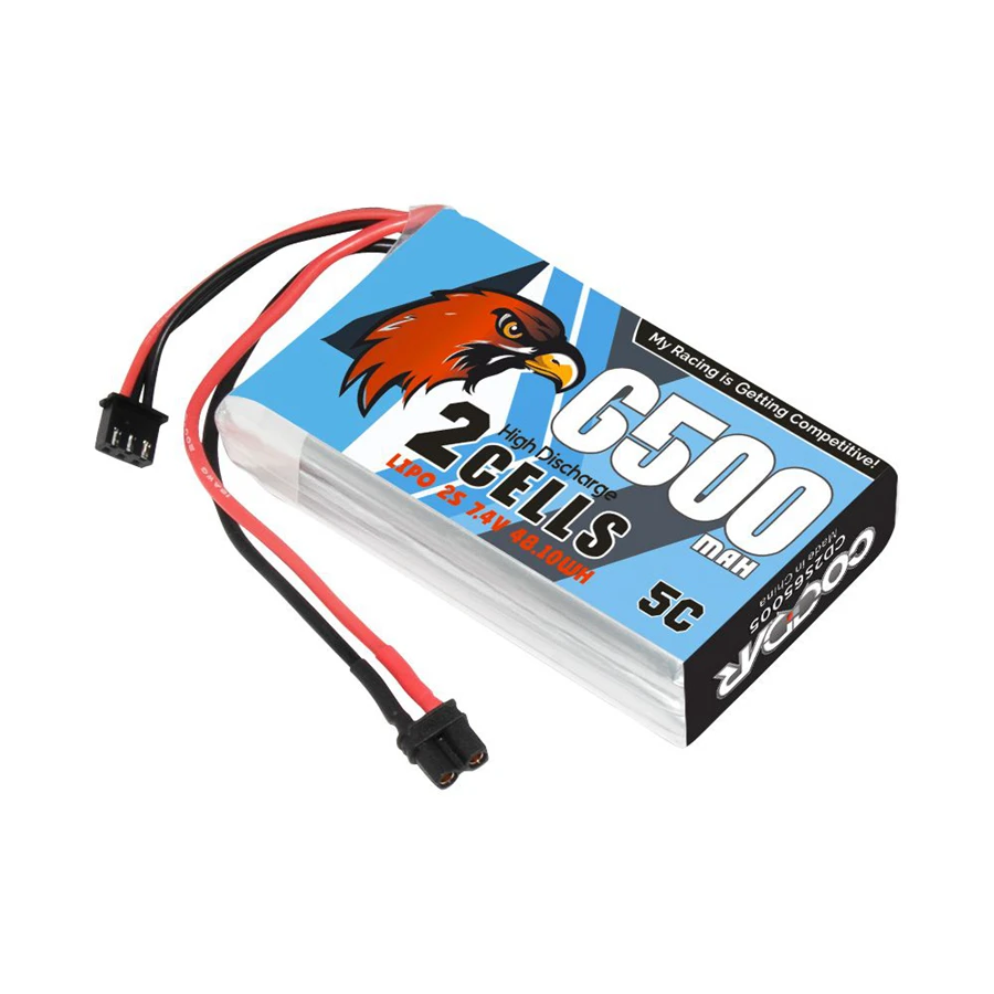 CD2S65005 6500MAH 2S 7.4V Model Airplane Remote Control Long Life Rechargeable Lithium Battery Pack 
CD2S65005 6500MAH 2S 7.4V Model Airplane Remote Control Long Life Rechargeable Lithium Battery Pack