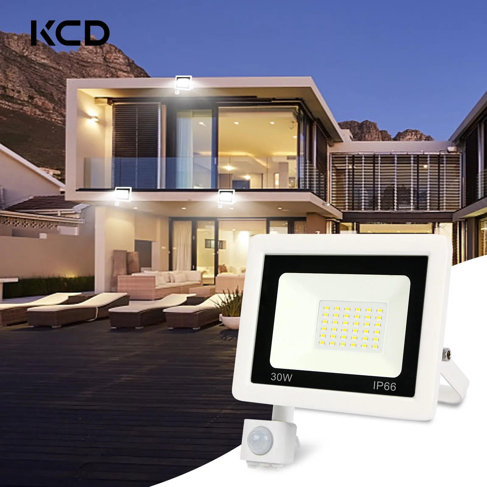 LED Flood Light PIR Sensor 30W Outdoor Floodlight 220V Foco Led Exterior Waterproof IP65 Reflector Led Wall Lamp for Porch Yard
LED Flood Light PIR Sensor 30W Outdoor Floodlight 220V Foco Led Exterior Waterproof IP65 Reflector Led Wall Lamp for Porch Yard
