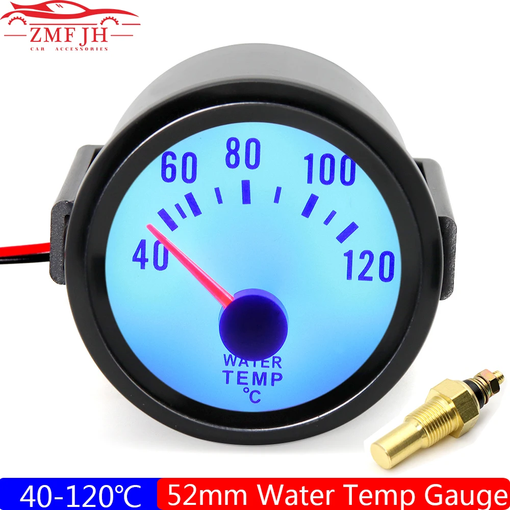52mm Car Pointer Celsius Blue Light Water Temp Gauge Modified Delivery Sensor 40-120℃ Water Temperature Meter 1/8NPT Sensor
52mm Car Pointer Celsius Blue Light Water Temp Gauge Modified Delivery Sensor 40-120℃ Water Temperature Meter 1/8NPT Sensor