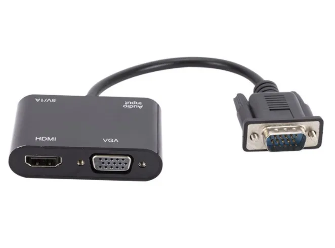 VGA-адаптер совместимый с HDMI-VGA, разветвитель VGA с 3,5-миллиметровым аудиопортом, двойной дисплей для ПК-проектора HDTV vga
VGA-адаптер совместимый с HDMI-VGA, разветвитель VGA с 3,5-миллиметровым аудиопортом, двойной дисплей для ПК-проектора HDTV vga