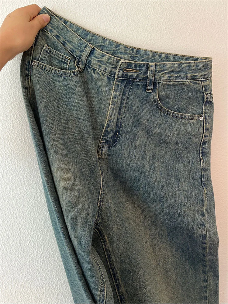 2023 Vintage Blue Wide Leg Jeans Women Oversized High Street Korean Fashion Baggy Denim Trousers Grunge Y2k Female Hip Hop Pants
2023 Vintage Blue Wide Leg Jeans Women Oversized High Street Korean Fashion Baggy Denim Trousers Grunge Y2k Female Hip Hop Pants