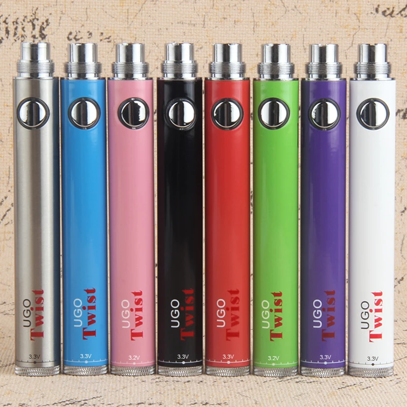 5Pcs UGO Twist Vape Battery 3.3-4.8 Variable Voltage Evod Twist Batteries for Dual Coil Atomizer Vaporizer E Cigarette Vape Pen
5Pcs UGO Twist Vape Battery 3.3-4.8 Variable Voltage Evod Twist Batteries for Dual Coil Atomizer Vaporizer E Cigarette Vape Pen