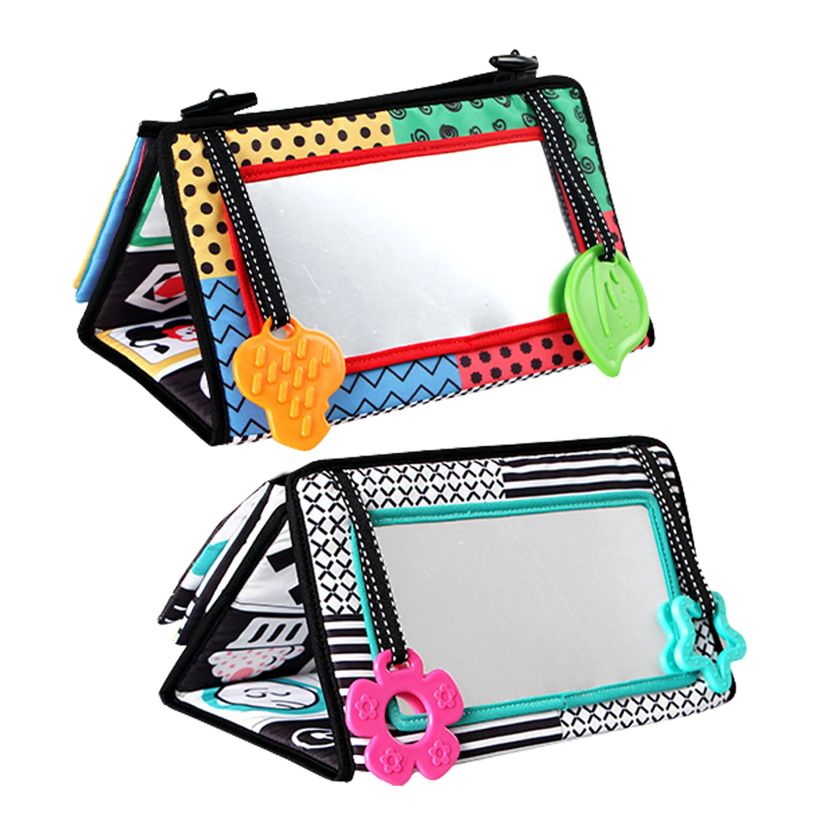 Mirror Cloth Book Black And White Books For Infants High Contrast Toy For 0-24 Months Babies Newborn Infants Built-In Sound
Mirror Cloth Book Black And White Books For Infants High Contrast Toy For 0-24 Months Babies Newborn Infants Built-In Sound