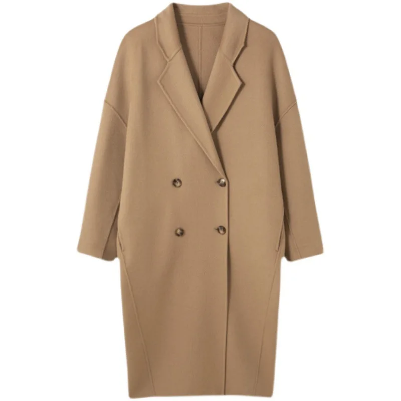 2022 autumn and winter new double-breasted temperament commuter women's mid-length over-the-knee fashion slim woolen coat jacket
2022 autumn and winter new double-breasted temperament commuter women's mid-length over-the-knee fashion slim woolen coat jacket