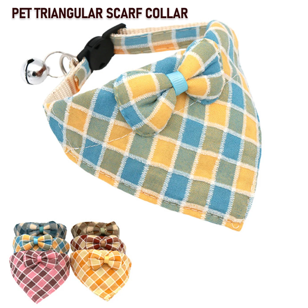 Pets Collars with Plaid Scarf Cute Bow Tie Adjustable Dogs Collar Neckerchief Puppy Pet Slobber Towel Cat Accessory Pet Supplies
Pets Collars with Plaid Scarf Cute Bow Tie Adjustable Dogs Collar Neckerchief Puppy Pet Slobber Towel Cat Accessory Pet Supplies
