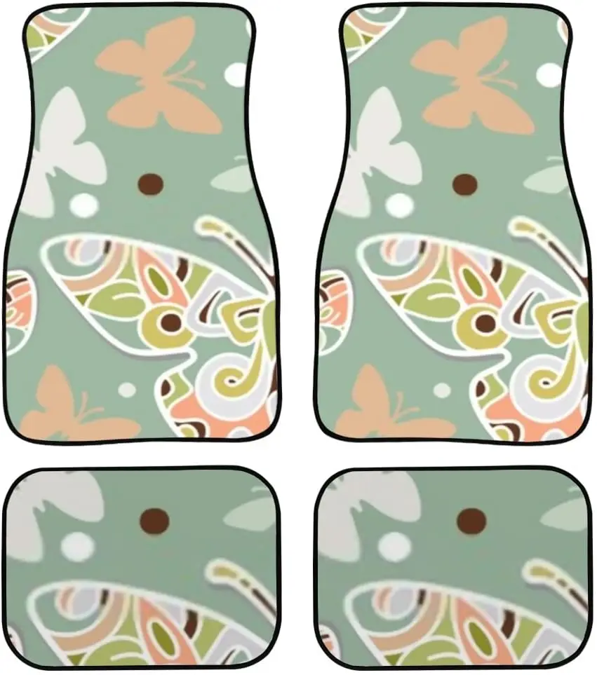 4 шт., автомобильные коврики с абстрактным рисунком бабочек
4 шт., автомобильные коврики с абстрактным рисунком бабочек