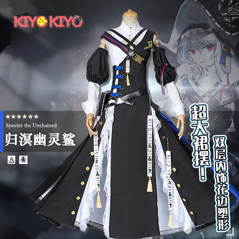 KIYO-KIYO Game Arknights Cosplay Specter Cosplay Costume Specter the Unchained Dress Halloween Costume
KIYO-KIYO Game Arknights Cosplay Specter Cosplay Costume Specter the Unchained Dress Halloween Costume