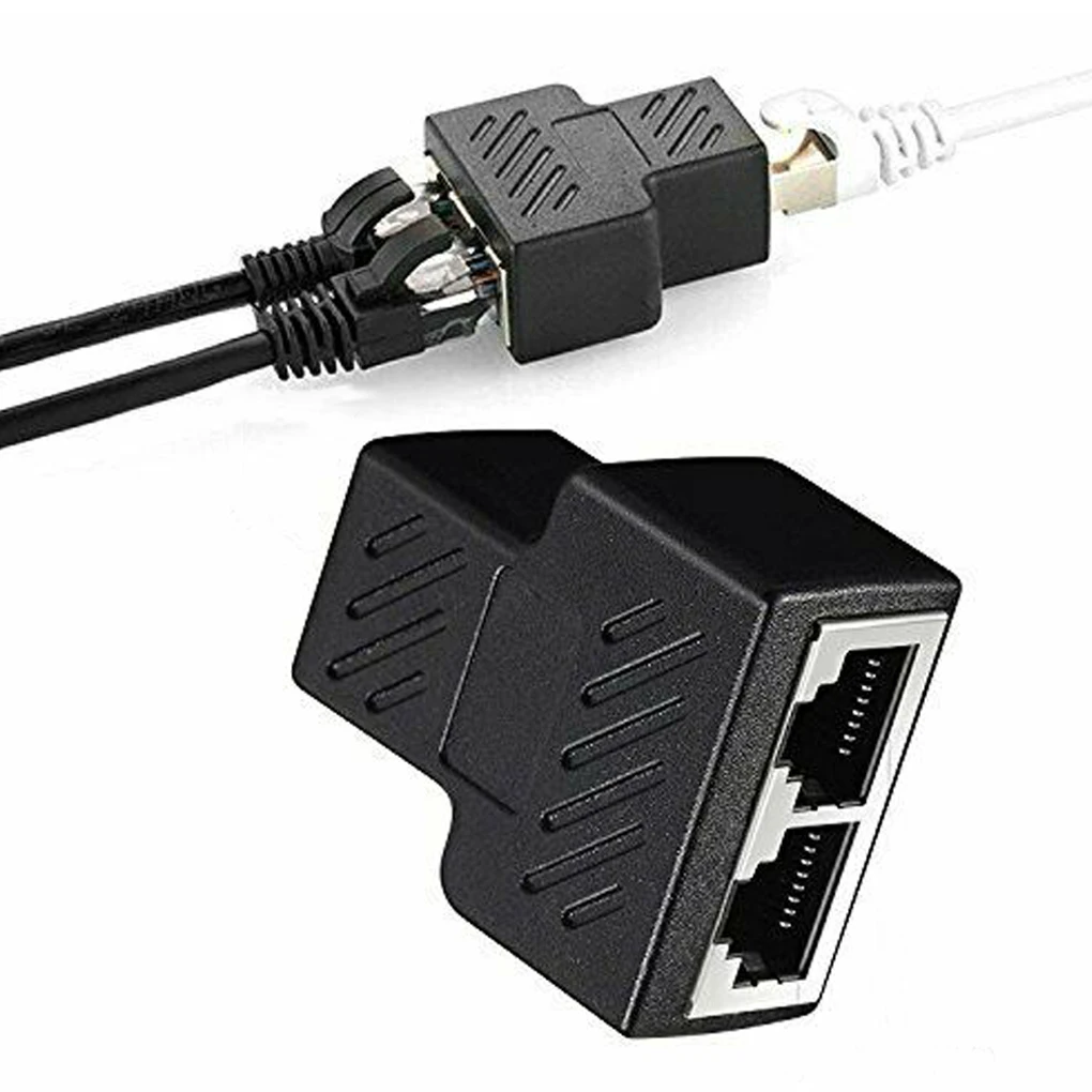 Internet Splitter Dual Port Ethernet Adapter High Speed Internet Plastic Port Distributor for Home Office
Internet Splitter Dual Port Ethernet Adapter High Speed Internet Plastic Port Distributor for Home Office