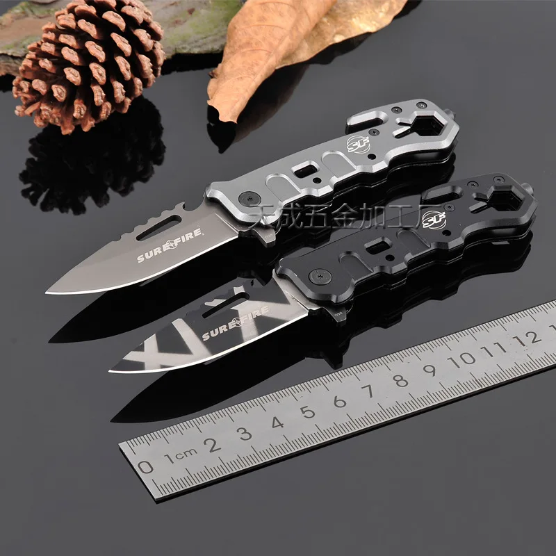 New 3cr15mov Stainless Steel Wilderness Survival Tactics Folding Blade Sharp Express Cutter Hunting Camping Fishing Fruit Cutter
New 3cr15mov Stainless Steel Wilderness Survival Tactics Folding Blade Sharp Express Cutter Hunting Camping Fishing Fruit Cutter