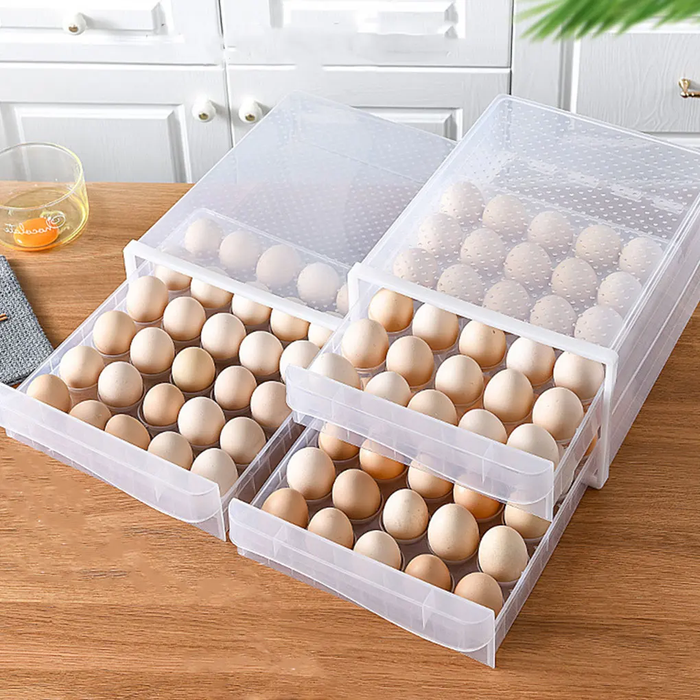 Egg Storage Box ABS Fridge Organizer Drawer Vegetable Large Capacity Food Container Holder Refrigerator Single
Egg Storage Box ABS Fridge Organizer Drawer Vegetable Large Capacity Food Container Holder Refrigerator Single