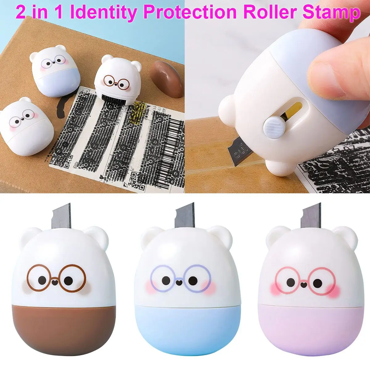 Mini Self-Inking Guard Seal Information Messy Code Identity Cover Eliminator Identity Protection Roller Stamp
Mini Self-Inking Guard Seal Information Messy Code Identity Cover Eliminator Identity Protection Roller Stamp