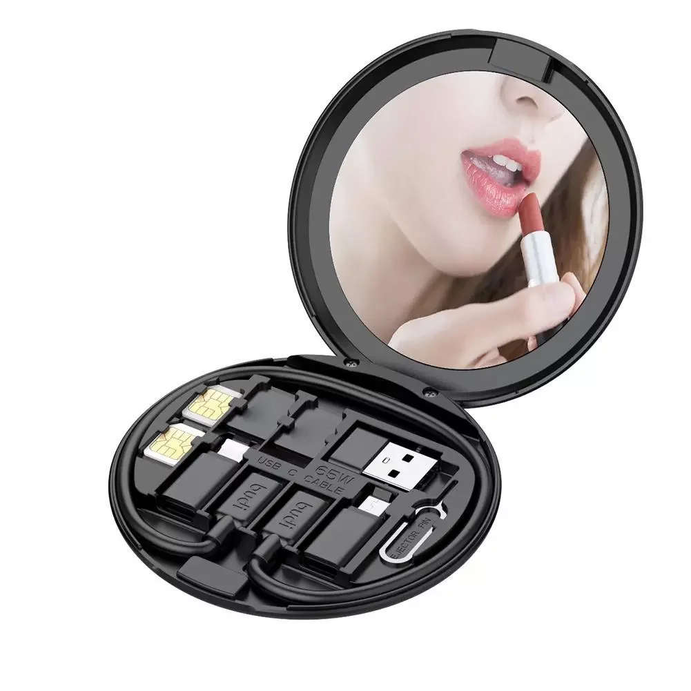 Budi 11 in 1 Multifunctional Mobile Phone Accessory Box with Makeup Mirror Can Be Used As Mobile Phone Holder with Type Adapter
Budi 11 in 1 Multifunctional Mobile Phone Accessory Box with Makeup Mirror Can Be Used As Mobile Phone Holder with Type Adapter
