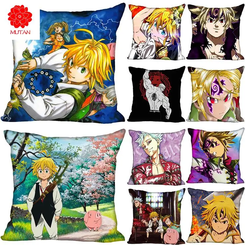 New Nanatsu No Taizai Pillow Cover Bedroom Home Office Decorative Pillowcase Square Zipper Pillow Cases Satin Soft No Fade
New Nanatsu No Taizai Pillow Cover Bedroom Home Office Decorative Pillowcase Square Zipper Pillow Cases Satin Soft No Fade