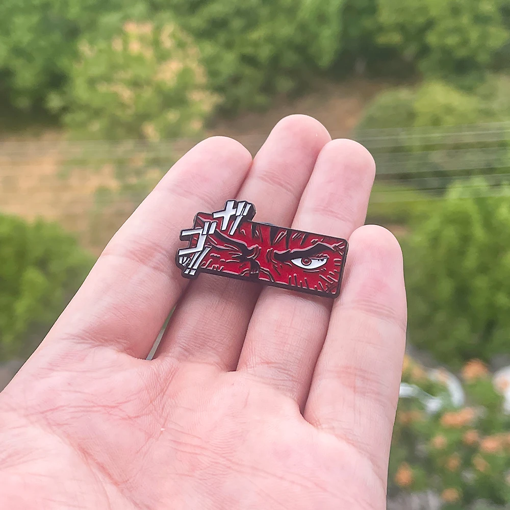 Game Berserk Brooch Pin Red Swordsman Gatsu Enamel Backpack Lapel Pin Shirt Bag Badge Jewelry Gift
Game Berserk Brooch Pin Red Swordsman Gatsu Enamel Backpack Lapel Pin Shirt Bag Badge Jewelry Gift