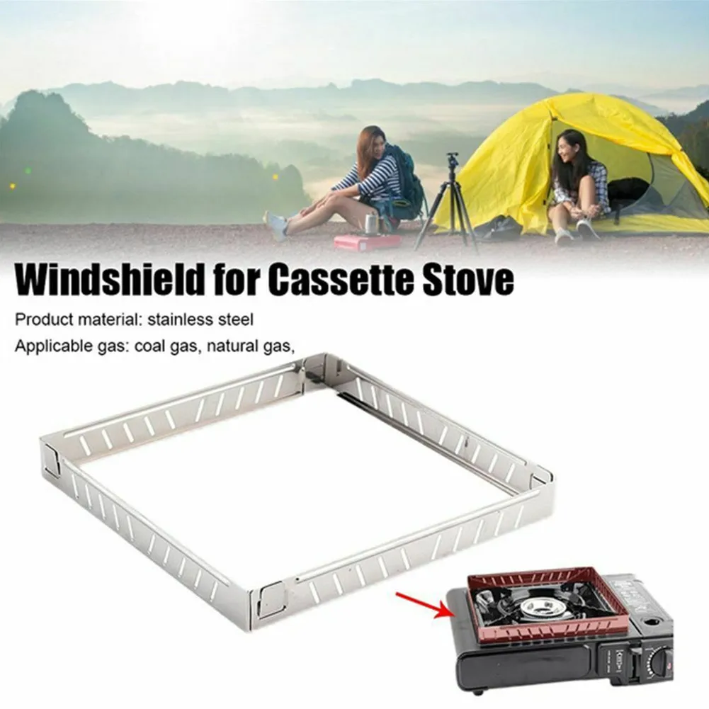 Stainless Steel Wind Screen Shield Foldable Stove Camping Cooking BBQ Gas Stove Accessories Camping Equipments Outdoor Tools
Stainless Steel Wind Screen Shield Foldable Stove Camping Cooking BBQ Gas Stove Accessories Camping Equipments Outdoor Tools