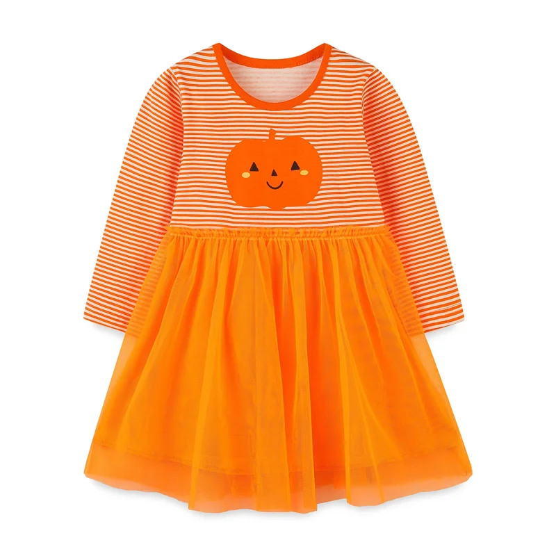 Jumping Meters 2-7T Halloween Girls Dresses Pumpkin Print Autumn Spring Baby Clothing Mesh Skirt Party Kids Dresses Costume
Jumping Meters 2-7T Halloween Girls Dresses Pumpkin Print Autumn Spring Baby Clothing Mesh Skirt Party Kids Dresses Costume