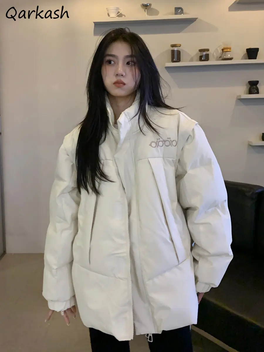 Short Style Parkas Women Thick Winter Warm Cozy Coats for Ladies Long Sleeve Casual Baggy Hipster Steetwear Letter Ropa Mujer
Short Style Parkas Women Thick Winter Warm Cozy Coats for Ladies Long Sleeve Casual Baggy Hipster Steetwear Letter Ropa Mujer