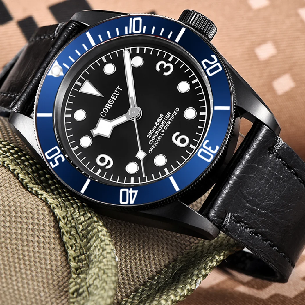 Часы мужские механические, 41 мм, в японском стиле 
Часы мужские механические, 41 мм, в японском стиле