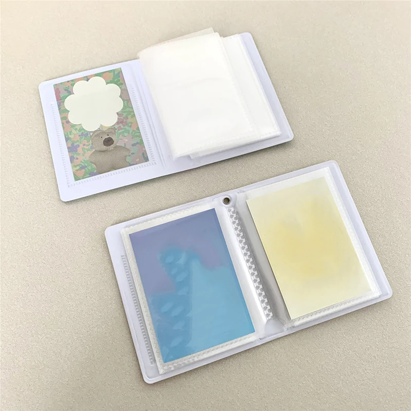 Kawaii Bear Photo Album 3 Inch Love Heart Hollow Card Binder Name Card Book Photo Album Card Photocard ID Holder 40 Pockets 
Kawaii Bear Photo Album 3 Inch Love Heart Hollow Card Binder Name Card Book Photo Album Card Photocard ID Holder 40 Pockets