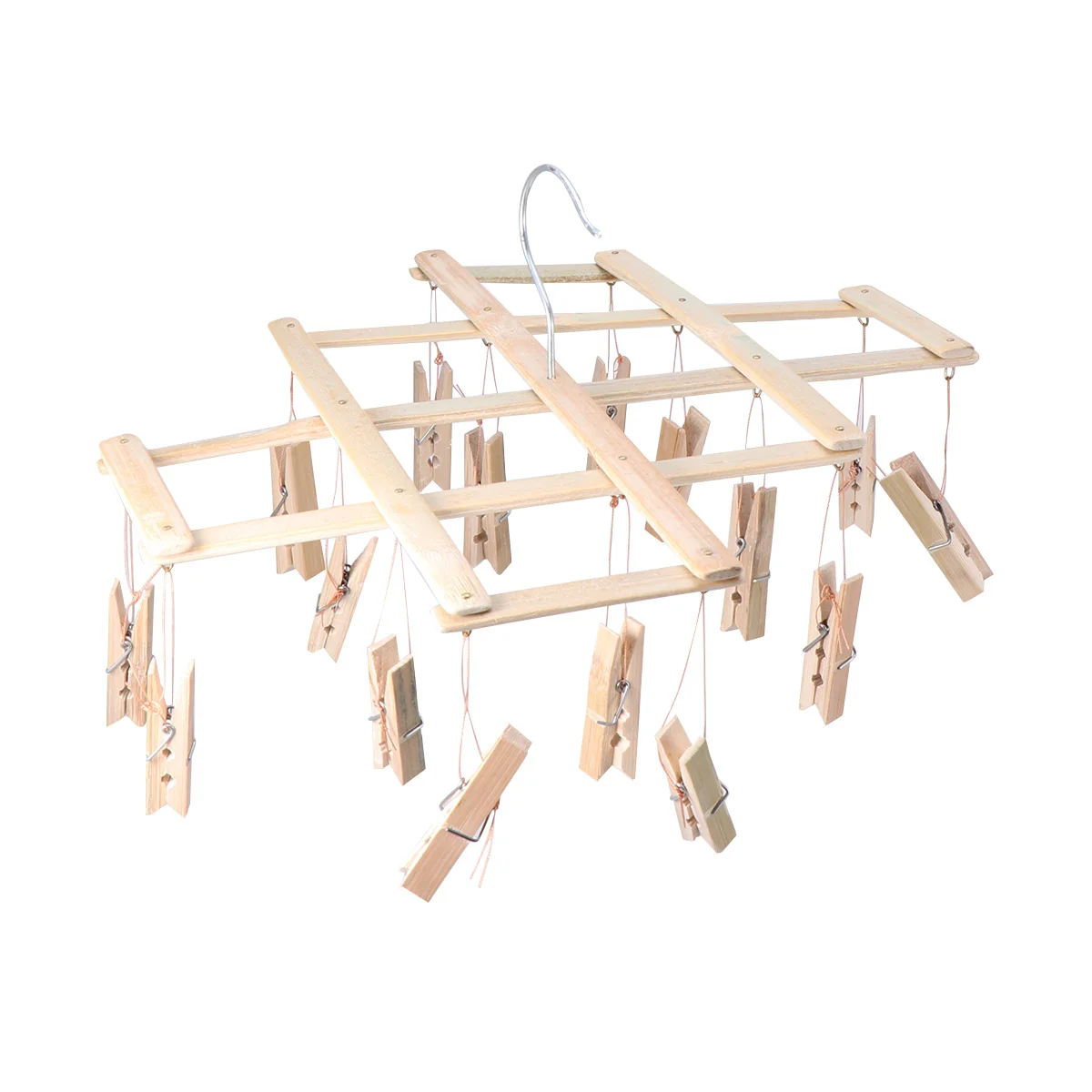 1pc Sock Rack Socks Hanging Rack Collapsible Drying Clip Underbra Drying Hanger Wooden Clothespins Hanger Clips
1pc Sock Rack Socks Hanging Rack Collapsible Drying Clip Underbra Drying Hanger Wooden Clothespins Hanger Clips