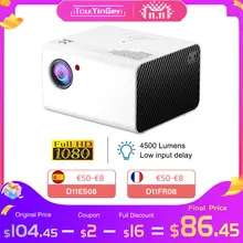 TouYinger H5 Mini LED projector 1920*1080P resolution Support Full HD video beamer for Home Cinema theater Pico movie projectors