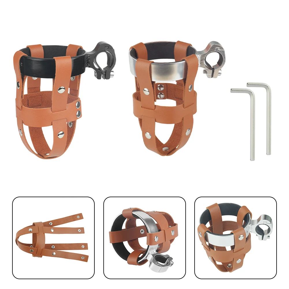 Retro Bike Water Bottle Adjustable Holder With Wrench Bicycle Handlebar PU Cup Holder Cycling Accessories Ciclismo
Retro Bike Water Bottle Adjustable Holder With Wrench Bicycle Handlebar PU Cup Holder Cycling Accessories Ciclismo