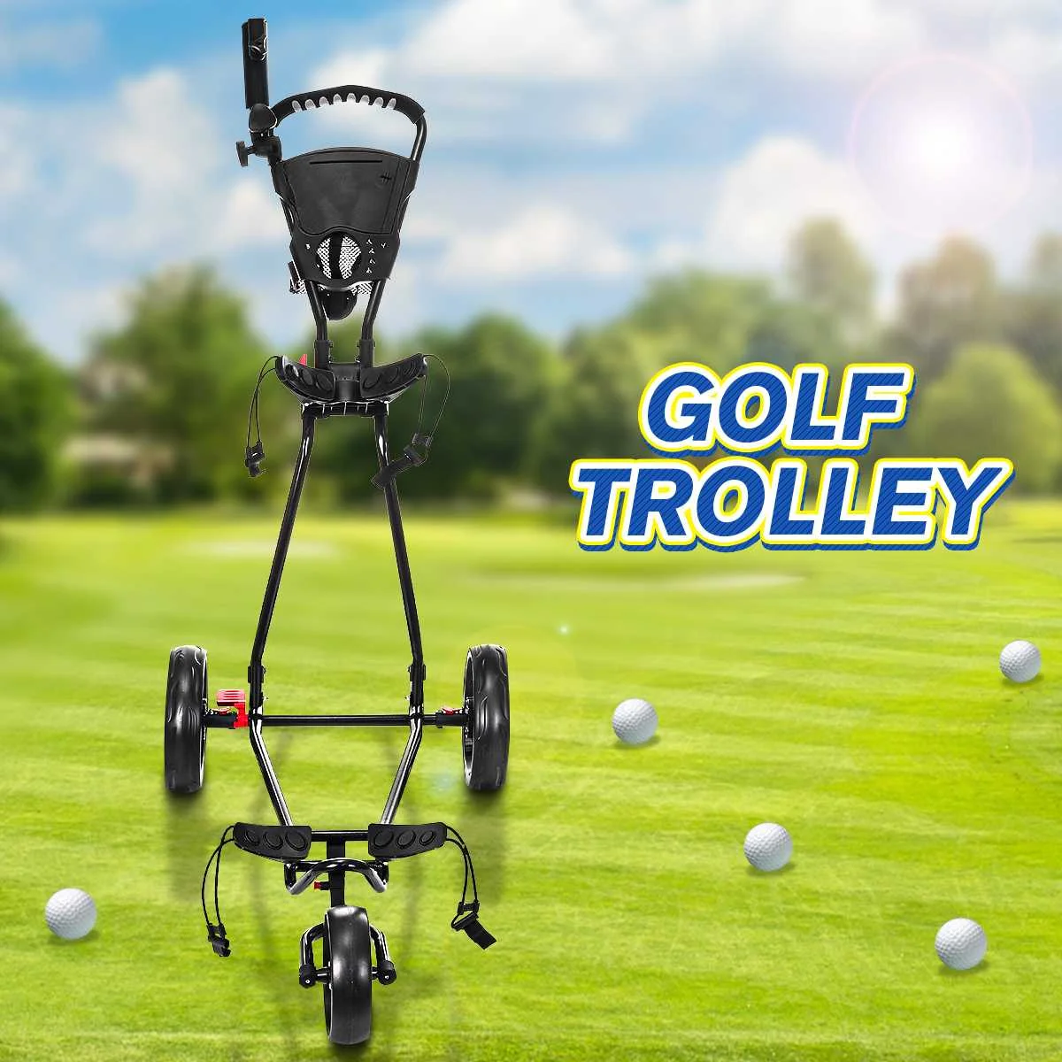 Foldable 3 Wheel Golf Pull Push Cart Trolley Scorecard Cup Holder Foot Foldable Brake Pull Cart Golf Trolley Cart Bag Carrier
Foldable 3 Wheel Golf Pull Push Cart Trolley Scorecard Cup Holder Foot Foldable Brake Pull Cart Golf Trolley Cart Bag Carrier