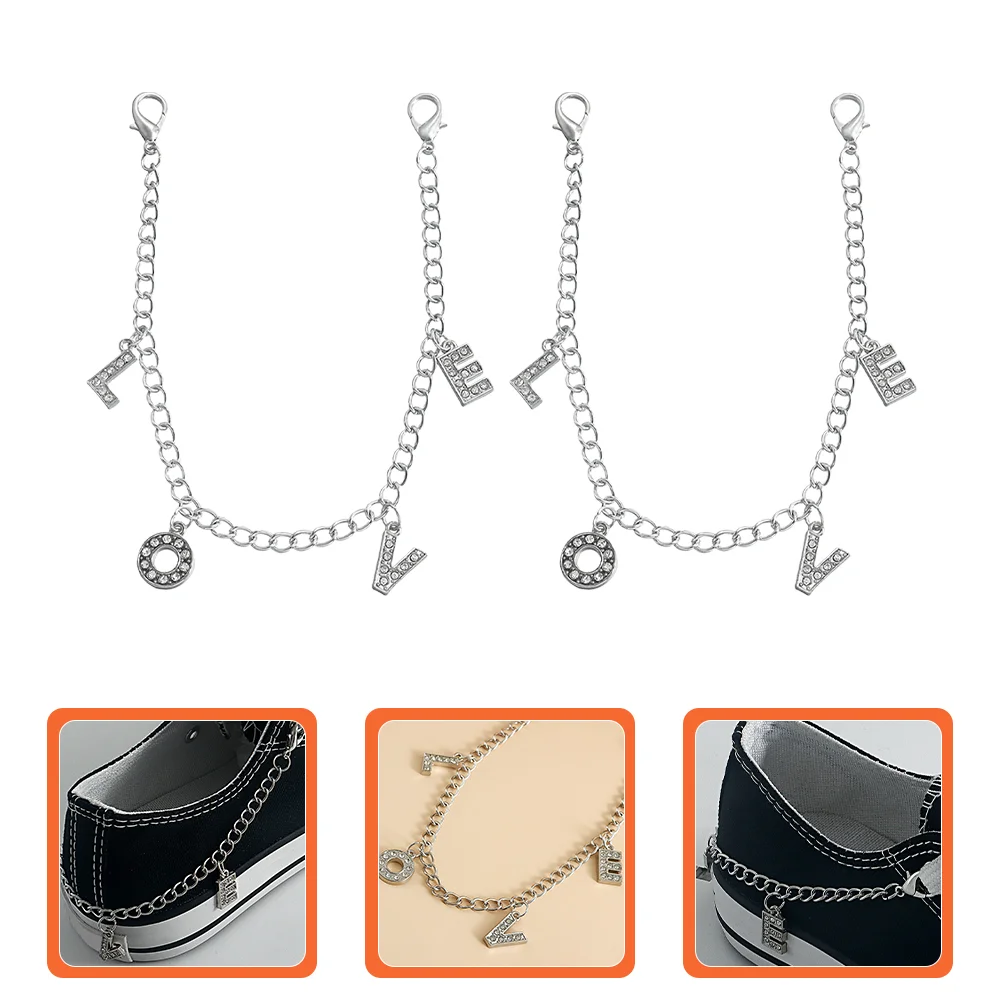 Shoe Chain Sandalias Para Shoelace Chain Charms Sports Shoes Boot Chain Alloy Metal Shoes Charm Chains Miss
Shoe Chain Sandalias Para Shoelace Chain Charms Sports Shoes Boot Chain Alloy Metal Shoes Charm Chains Miss