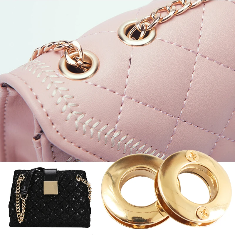 2pcs Round Shape Polished Grommet Eyelets With Screws For Woman Crossbody Purse Parts
2pcs Round Shape Polished Grommet Eyelets With Screws For Woman Crossbody Purse Parts