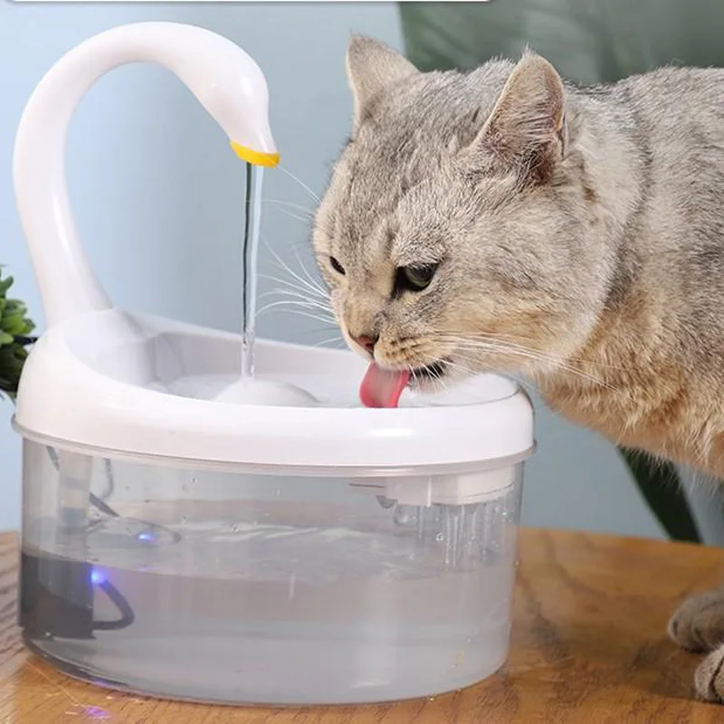 USB Powered 2L Automatic Cat Water Fountain Dog Water Dispenser Led Light Transparent Filter Drinker Pet Drinking Feeder
USB Powered 2L Automatic Cat Water Fountain Dog Water Dispenser Led Light Transparent Filter Drinker Pet Drinking Feeder