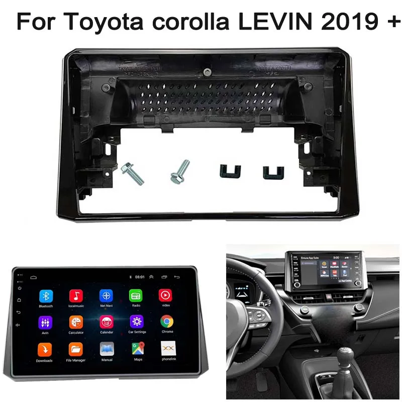 10.1 Inch Car Fascia for Toyota corolla LEVIN 2019 -2022 car Panel Player Audio Dashboard 2 Din Frame Dashboard Mount Kit
10.1 Inch Car Fascia for Toyota corolla LEVIN 2019 -2022 car Panel Player Audio Dashboard 2 Din Frame Dashboard Mount Kit