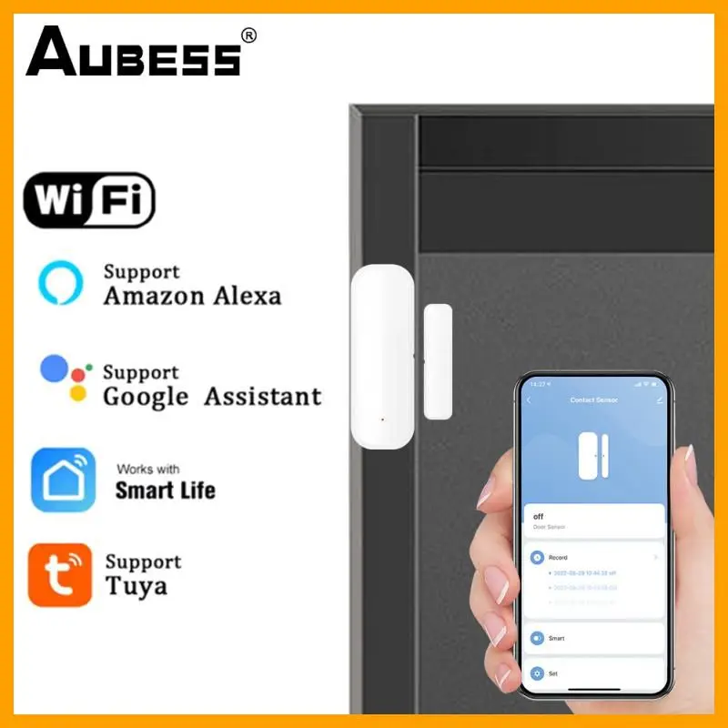 Tuya Smart WiFi Door Sensor Door Open / Closed Detectors WiFi App Notification Alert/Sound Security Alarm With Alexa Google Home
Tuya Smart WiFi Door Sensor Door Open / Closed Detectors WiFi App Notification Alert/Sound Security Alarm With Alexa Google Home