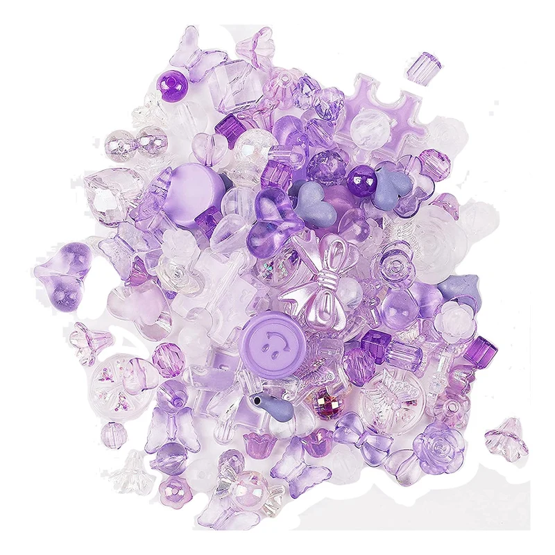 1 Pack Assorted Purple Pastel Aesthetic Acrylic Beads Acrylic Plastic Beads (150G/Pack,About 100Pcs Beads)
1 Pack Assorted Purple Pastel Aesthetic Acrylic Beads Acrylic Plastic Beads (150G/Pack,About 100Pcs Beads)