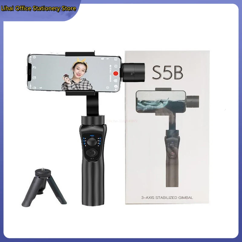 3-осевой шарнирный стабилизатор для смартфона S5b, профессиональный ручной стабилизатор со штативом, держатель для селфи, запись видео для телефона
3-осевой шарнирный стабилизатор для смартфона S5b, профессиональный ручной стабилизатор со штативом, держатель для селфи, запись видео для телефона